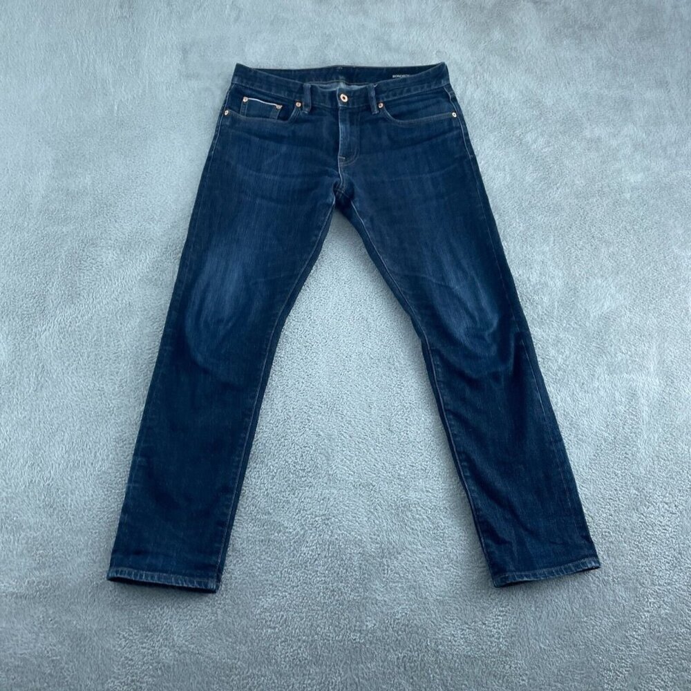 Bonobos Mens Dark Blue Selveged Jeans Size 31/30  1147